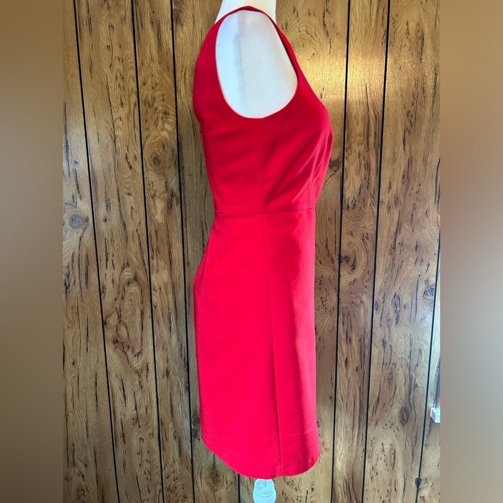 The limited red scalloped mini dress size 0 - Picture 7 of 10